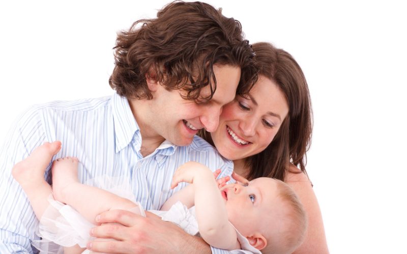 Kinderwunsch - Paar mit Baby